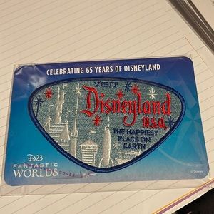 D23 Exclusive Disneyland Iron On Patch